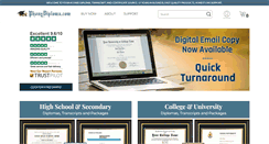 Desktop Screenshot of phonydiploma.com