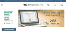 Tablet Screenshot of phonydiploma.com